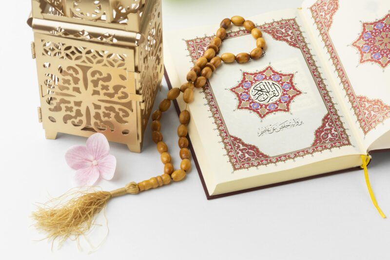 close-up-islamic-new-year-concept